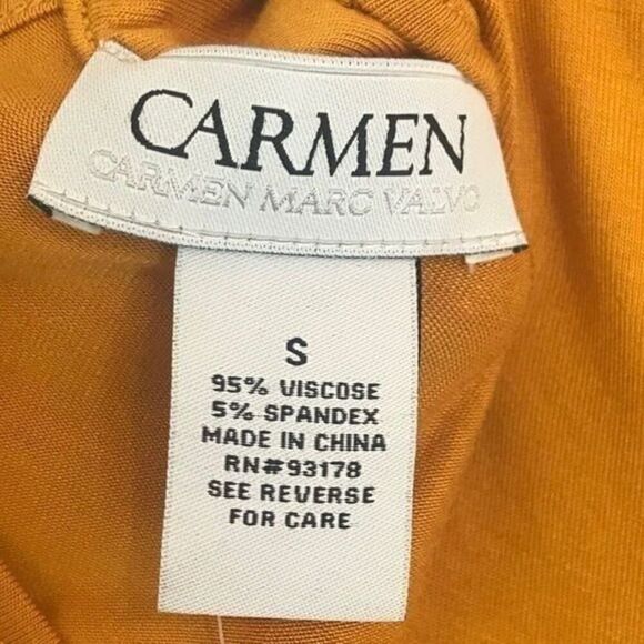 Carmen gold tank top size  S 0065 - Picture 4 of 5